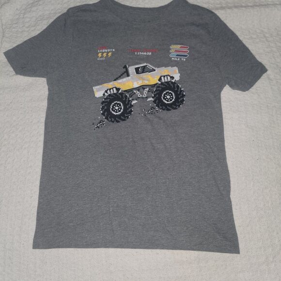 Boys Old Navy Shirt Bundle Size 10/12 Monster Truck Venice Beach 2 Total - Picture 3 of 7